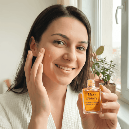 Серум с Куркума + Витамин C за Естествен Блясък